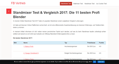 Desktop Screenshot of fb-vertrieb.de